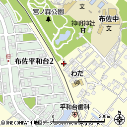 千葉県我孫子市布佐1251周辺の地図