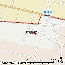 長野県伊那市中の原周辺の地図