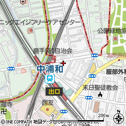 英泉塾　中浦和校周辺の地図