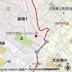 都市型保育園　ポポラー埼玉南浦和園周辺の地図