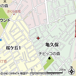 埼玉県ふじみ野市亀久保634周辺の地図