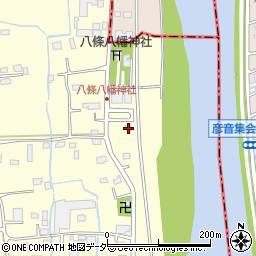 埼玉県八潮市八條4041-20周辺の地図
