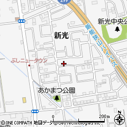 埼玉県入間市新光276-17周辺の地図