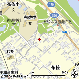 千葉県我孫子市布佐2264周辺の地図