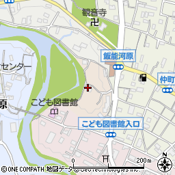 埼玉県飯能市久下周辺の地図