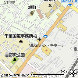 サイクルベースあさひ柏店周辺の地図