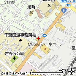 サイクルベースあさひ柏店周辺の地図