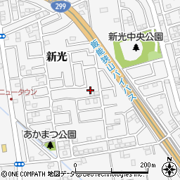埼玉県入間市新光256-74周辺の地図