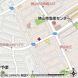 サイクルショップ北田狭山台店周辺の地図