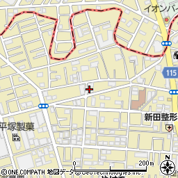 筑波進研スクール　八幡教室周辺の地図