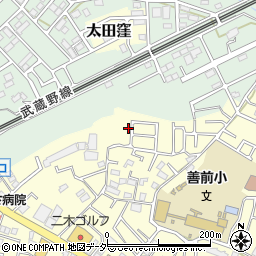 埼玉県さいたま市南区太田窪2412-8周辺の地図
