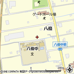 埼玉県八潮市八條612周辺の地図