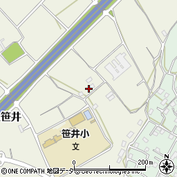 埼玉県狭山市笹井1671-2周辺の地図