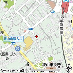 香山荘周辺の地図