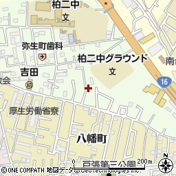 千葉県柏市弥生町周辺の地図