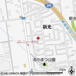 埼玉県入間市新光周辺の地図