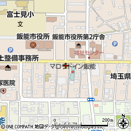 デニーズ東飯能店周辺の地図