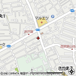 狭山台伊東眼科クリニック周辺の地図