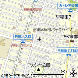 三郷早稲田パークハイツ７－７－２周辺の地図