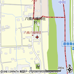 埼玉県八潮市八條4041-7周辺の地図