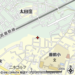 埼玉県さいたま市南区太田窪2412-23周辺の地図