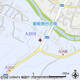 埼玉県飯能市大河原周辺の地図