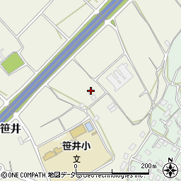 埼玉県狭山市笹井1668周辺の地図