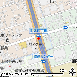 浦和中央出入口周辺の地図