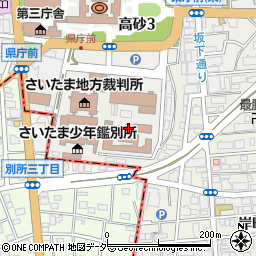 埼玉司法書士会浦和総合相談センター周辺の地図
