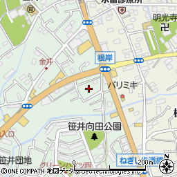 埼玉県狭山市笹井1丁目3周辺の地図