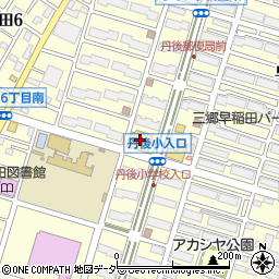 マツモトキヨシ早稲田団地店周辺の地図