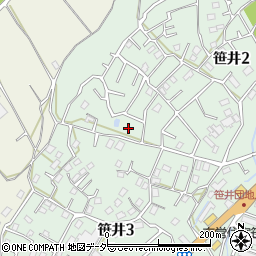 埼玉県狭山市笹井2丁目36周辺の地図