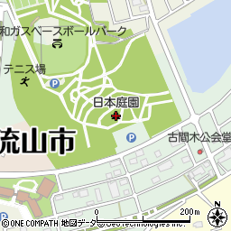 日本庭園周辺の地図