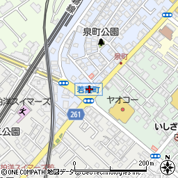 千葉県柏市泉町16-30周辺の地図