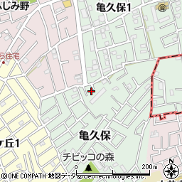 埼玉県ふじみ野市亀久保646周辺の地図