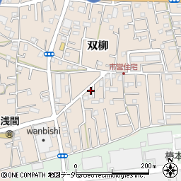 埼玉県飯能市双柳1147-21周辺の地図