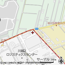 埼玉県川越市下赤坂590周辺の地図