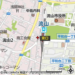 近藤古泉塾流山駅前教室周辺の地図