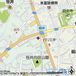 埼玉県狭山市笹井1丁目3-3周辺の地図