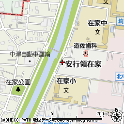 埼玉県川口市安行領在家周辺の地図