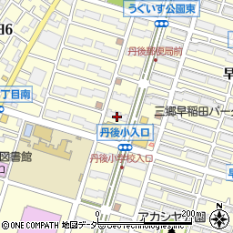 マツモトキヨシ調剤薬局早稲田団地店周辺の地図