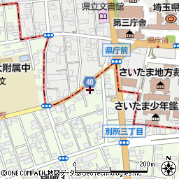 ライオンズマンション浦和県庁前周辺の地図