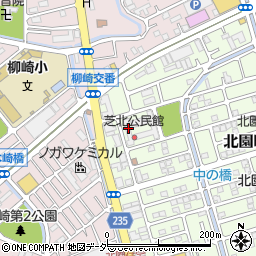 川口市役所　北スポーツセンター・神根西公民館周辺の地図