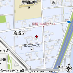 埼玉県三郷市彦成5丁目周辺の地図