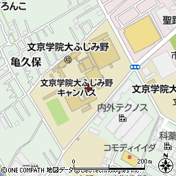 埼玉県ふじみ野市亀久保1196周辺の地図
