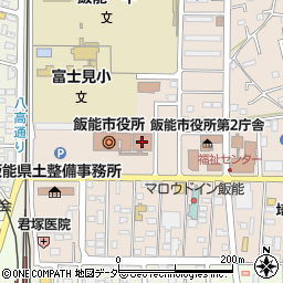飯能市役所別館周辺の地図