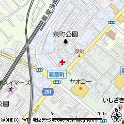 千葉県柏市泉町15-1周辺の地図