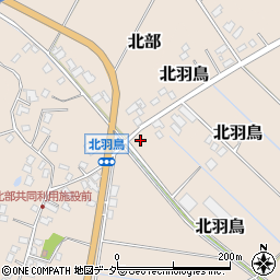 千葉県成田市北部周辺の地図