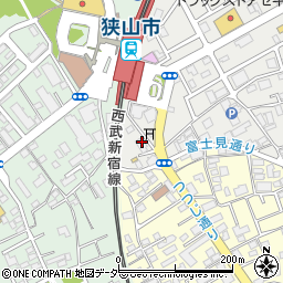 埼玉県狭山市祇園1周辺の地図