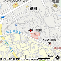 埼玉県狭山市祇園17周辺の地図